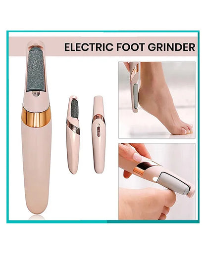 Professional Pedicure Tool with 2 Roller Heads (Coarse and Fine Head)