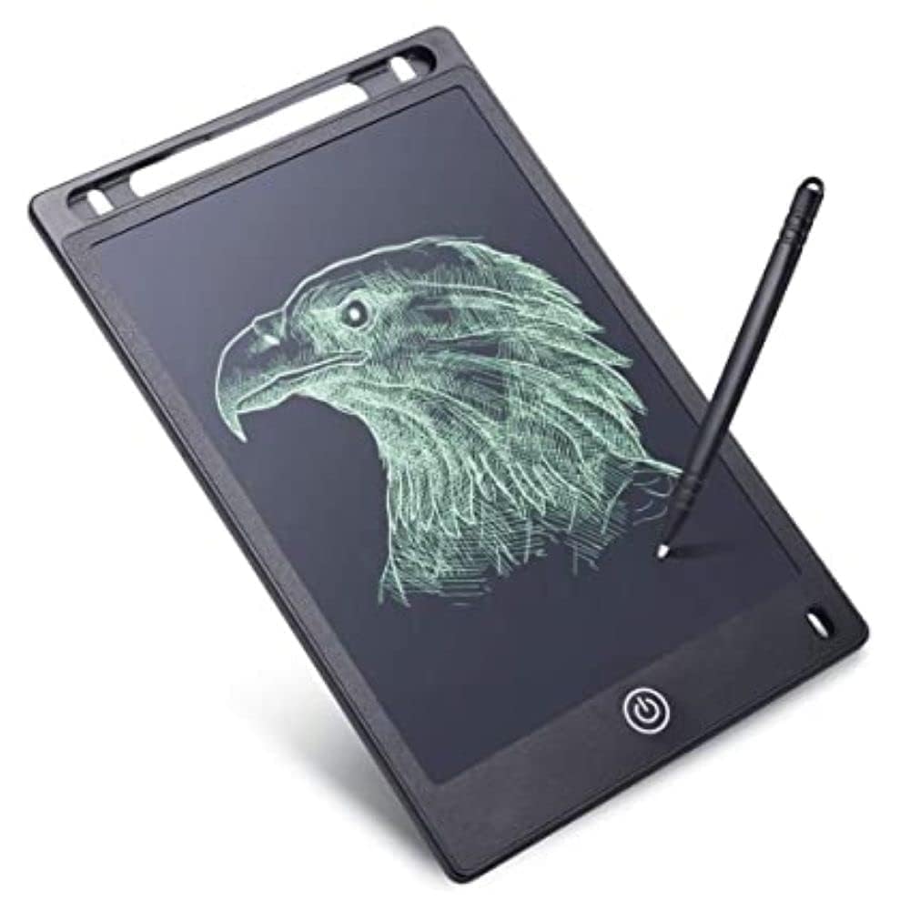 8.5E Re-Writable LCD Writing Pad with Screen 21.5cm (8.5-inch) for Drawing, Playing, Handwriting Gifts for Kids & Adults,(Black)