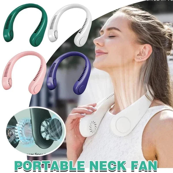 Neckband Fan USB Rechargeable.