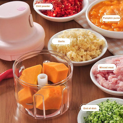 Electric Food Chopper and Grinder (USB Rechargeable)