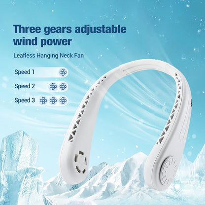 Neckband Fan USB Rechargeable.