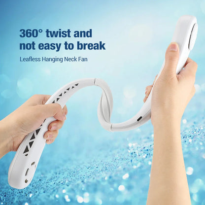 Neckband Fan USB Rechargeable.